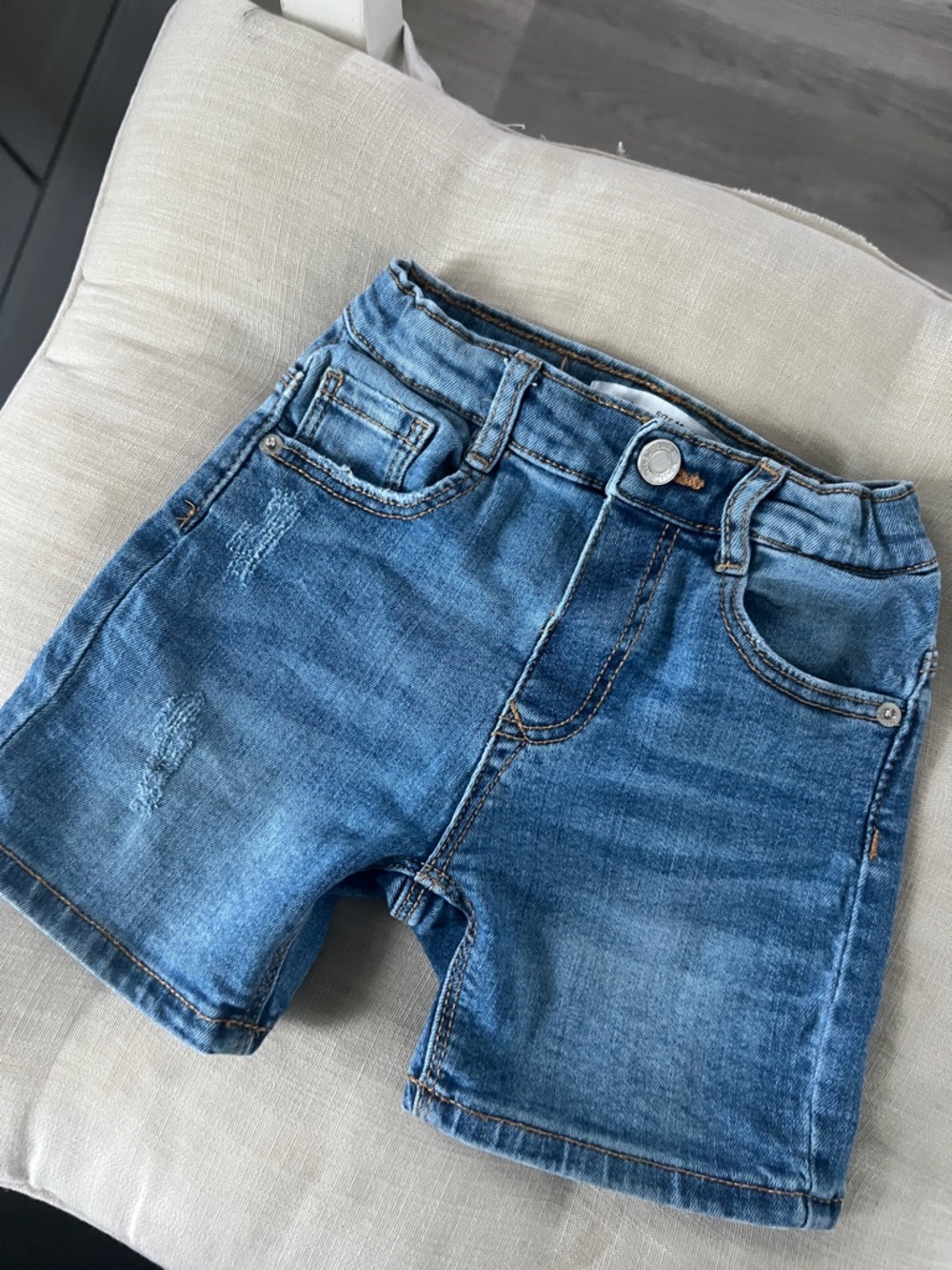 Zara Blue Kids Denim Shorts